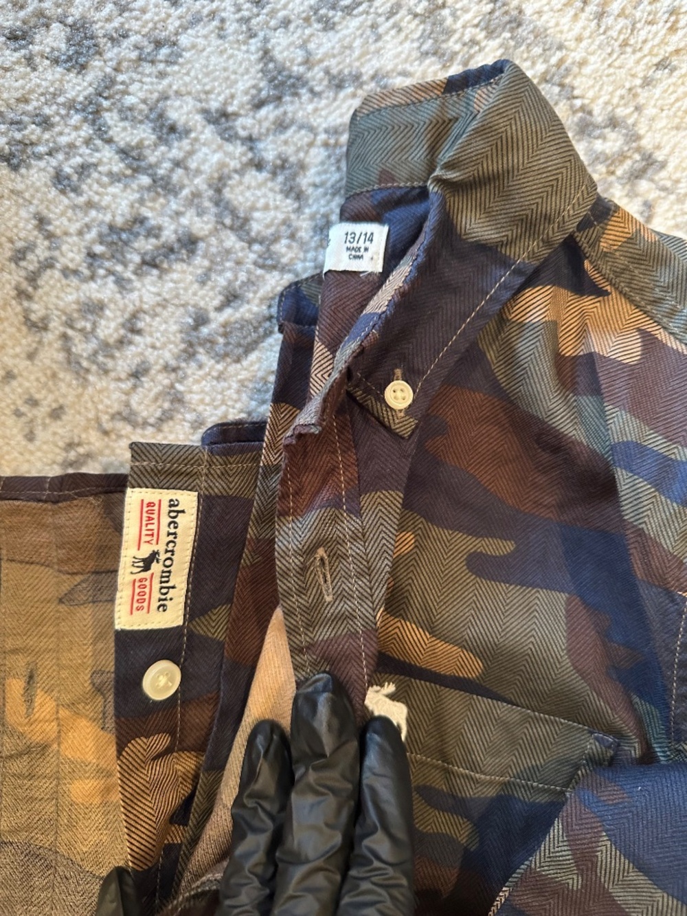 Boys 9PC Bundle 🔥 Abercrombie NWT Tees + New Camo Shirt + Graphic Tees (13/14) - Picture 14 of 15